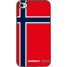 Coque iPhone 4/4s - Maillot de football Norvège 2026 personnalisable