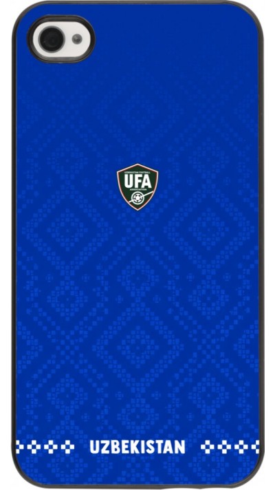 Coque iPhone 4/4s - Maillot de football Ouzbékistan 2026 personnalisable