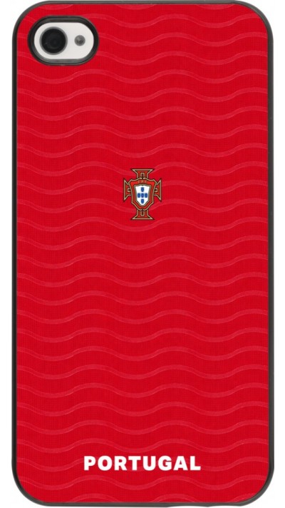 Coque iPhone 4/4s - Maillot de football Portugal 2026 personnalisable