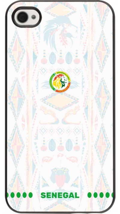 Coque iPhone 4/4s - Maillot de football Sénégal 2026 personnalisable