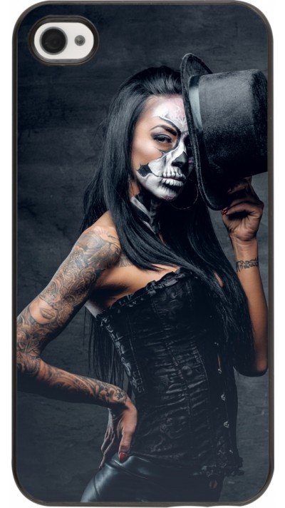 Coque iPhone 4/4s - Halloween 22 Tattooed Girl Coque iPhone 4/4s - Halloween 22 Tattooed Girl