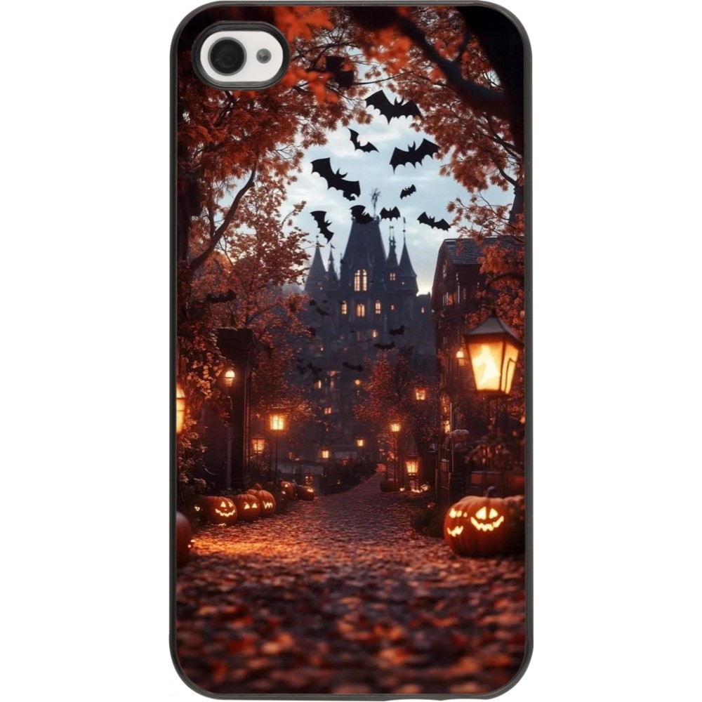 iPhone 4/4s Case Hülle - Halloween 2025 Haunted house