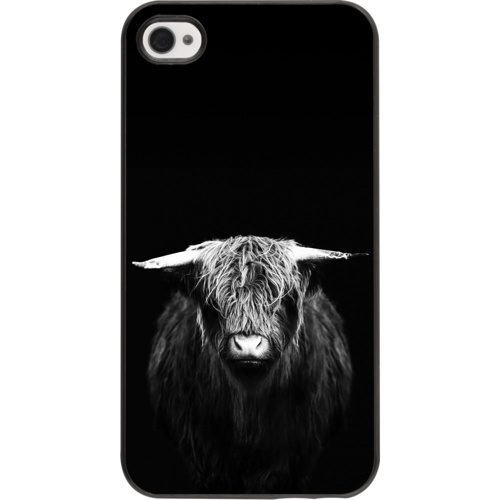 Coque iPhone 4/4s - Highland calf black