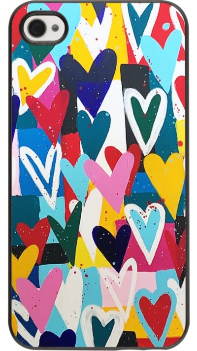 Coque iPhone 4/4s - Joyful Hearts Coque iPhone 4/4s - Joyful Hearts