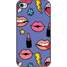 Coque iPhone 4/4s - Lips and lipgloss