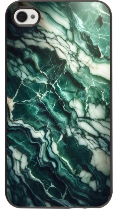 Coque iPhone 4/4s - Marbre vert majestueux