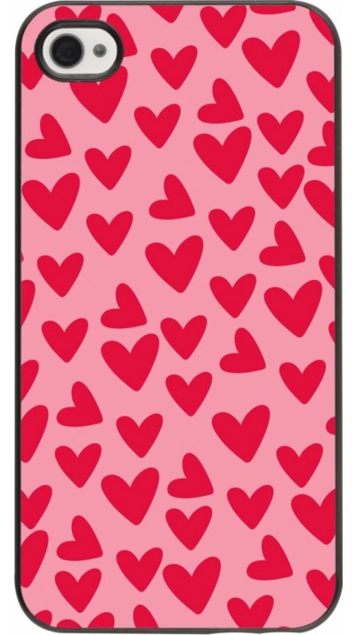iPhone 4/4s Case Hülle - Mom 2024 kleine Herzen