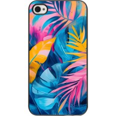 iPhone 4/4s Case Hülle - Palms Blue