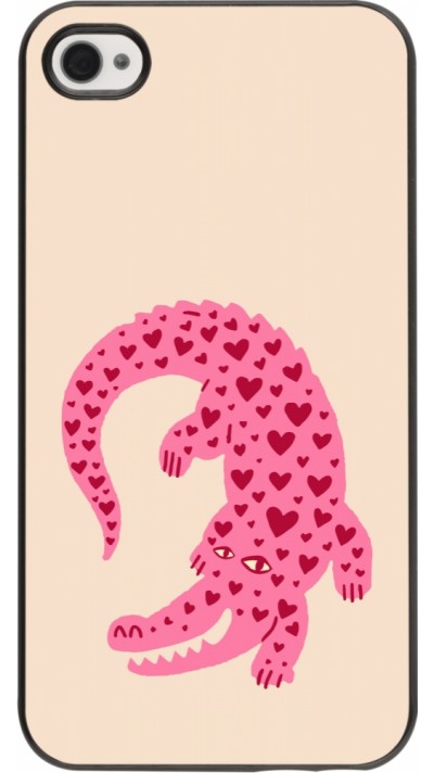 Coque iPhone 4/4s - Pink crocodile 2026