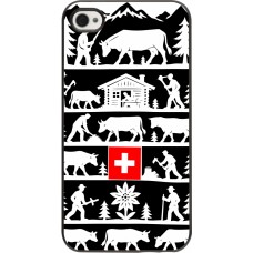 Coque iPhone 4/4s - Poya Suisse 1 noir