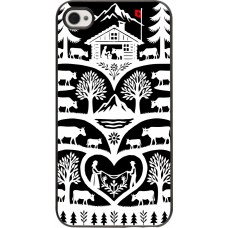 Coque iPhone 4/4s - Poya Suisse 2 noir