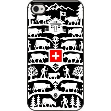 Coque iPhone 4/4s - Poya Suisse 3 noir