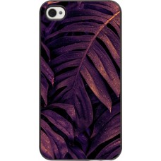 Coque iPhone 4/4s - Purple Light Leaves