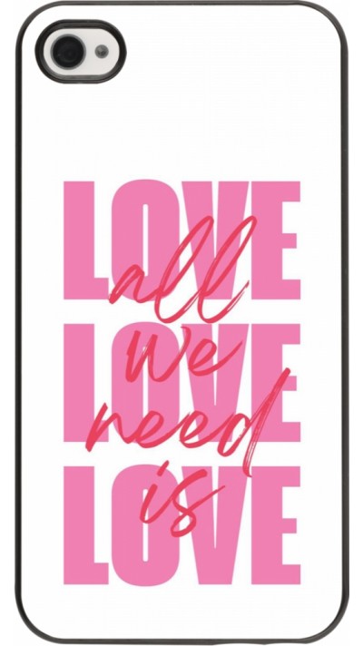 iPhone 4/4s Case Hülle - Saint Valentines Day 26 Love all we need is