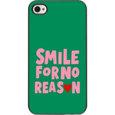 Coque iPhone 4/4s - Smile for no reason 2026