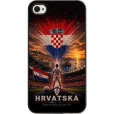 Coque iPhone 4/4s - Football Croatie splash 2026