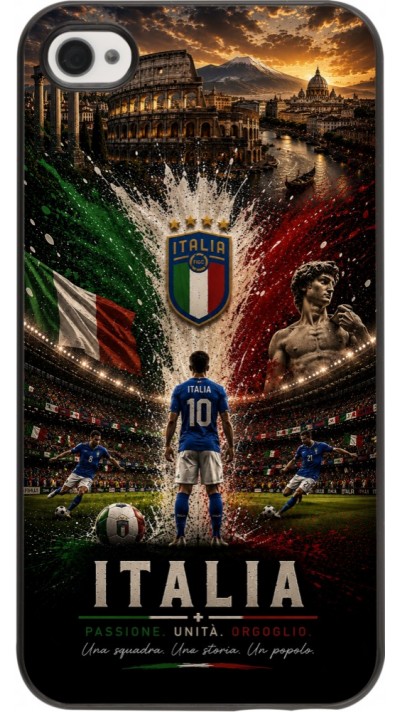 Coque iPhone 4/4s - Football Italie splash 2026