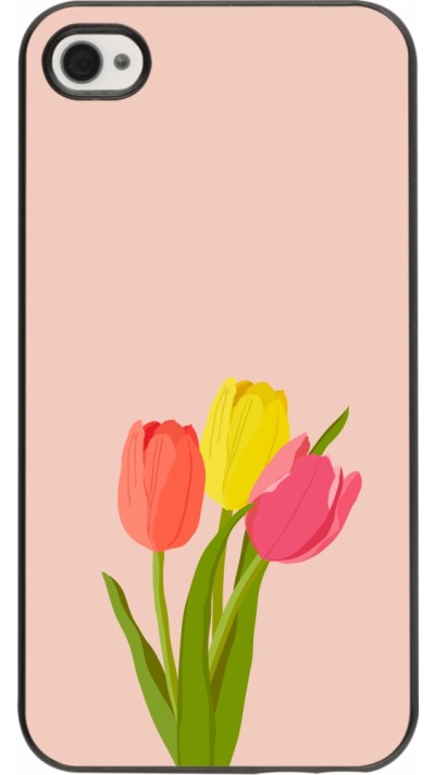 Coque iPhone 4/4s - Spring 23 tulip trio