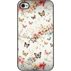 iPhone 4/4s Case Hülle - Frühling 25 Leichte Schmetterlinge