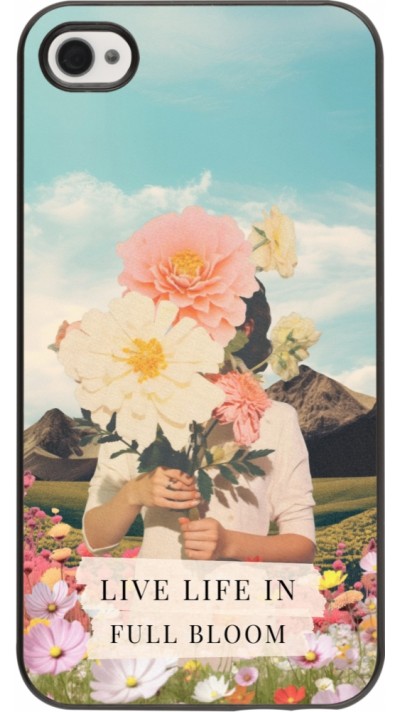 iPhone 4/4s Case Hülle - Live life in full moon Spring 2026