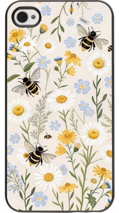 iPhone 4/4s Case Hülle - Pattern bees Spring 2026