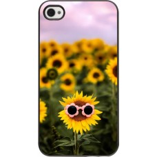Coque iPhone 4/4s - Sunflower with glasses Spring 2026