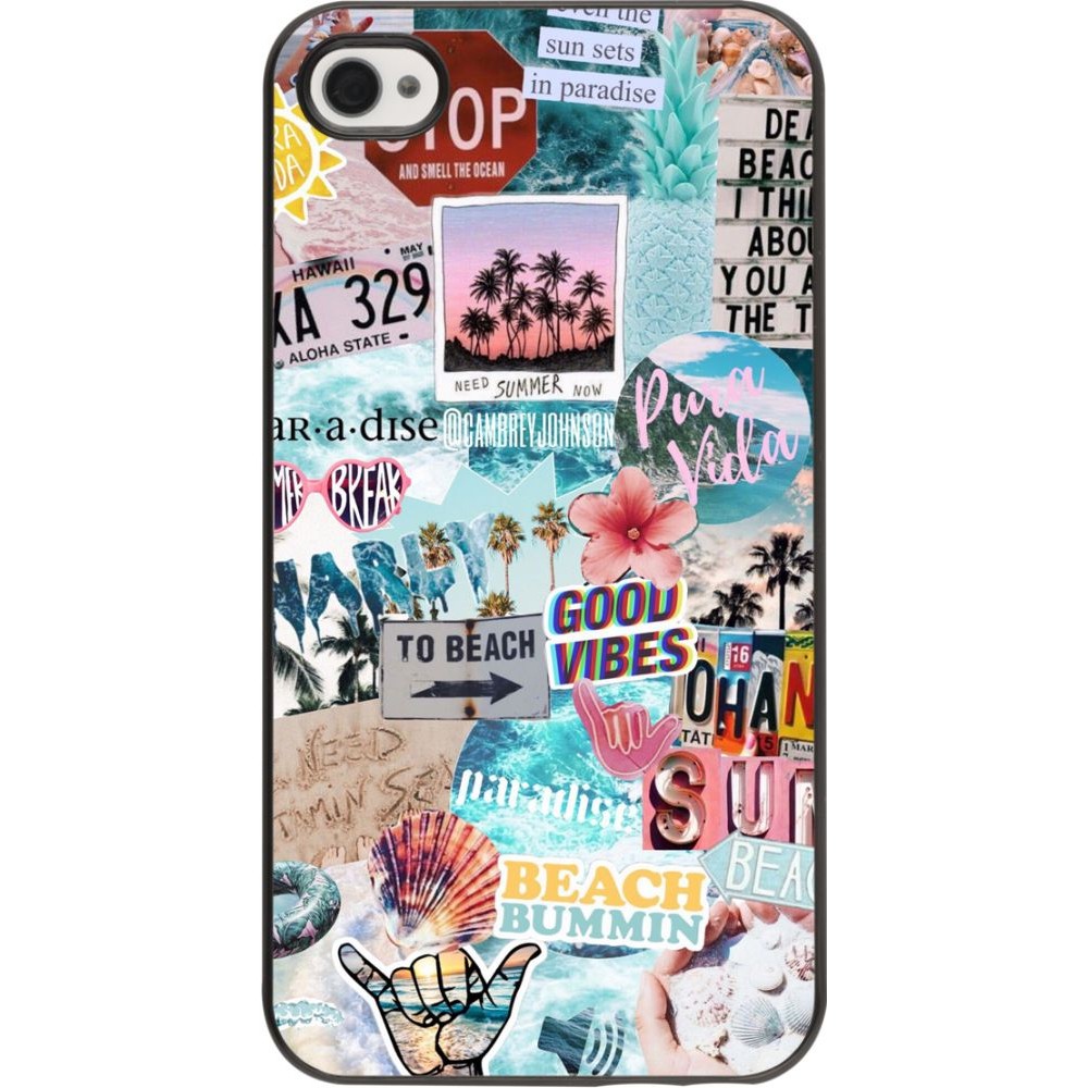 Coque iPhone 4/4s - Summer 20 collage