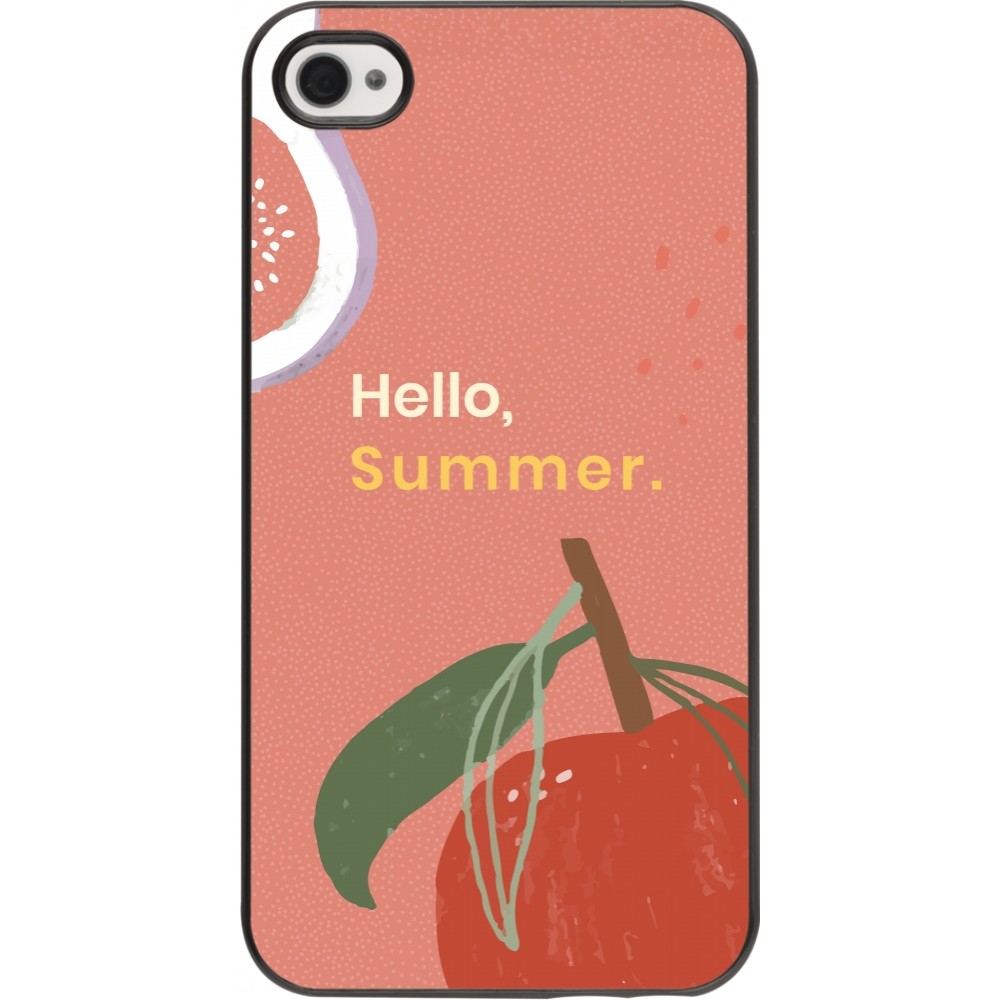 Coque iPhone 4/4s - Summer 2025 Hello summer