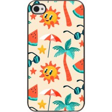Coque iPhone 4/4s - Summer 2025 Pattern soleil
