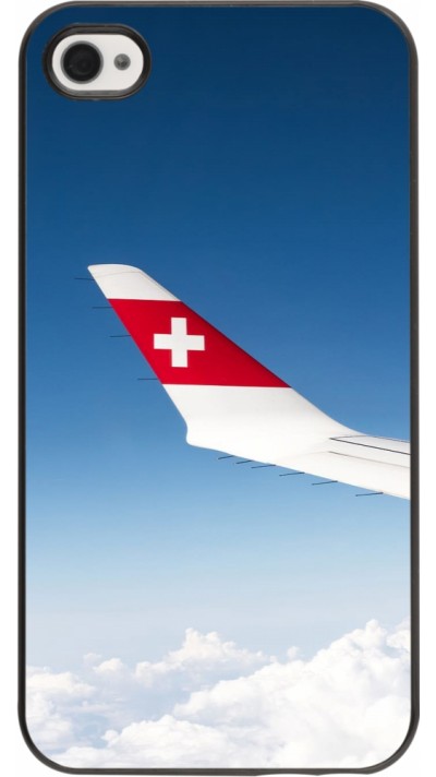 iPhone 4/4s Case Hülle -  Schweizer Nationalfeiertag Sky Swiss Flag