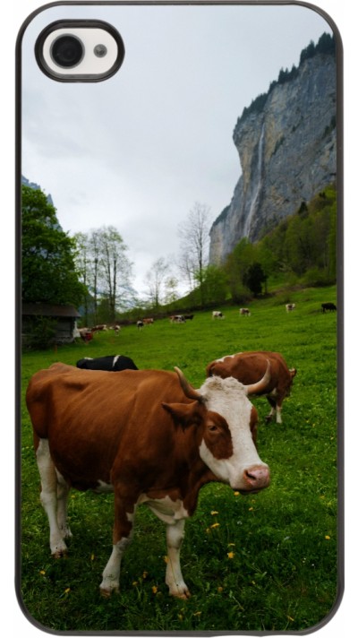 iPhone 4/4s Case Hülle -  Nationalfeiertag Schweiz Kühe iPhone 4/4s Case Hülle -  Nationalfeiertag Schweiz Kühe