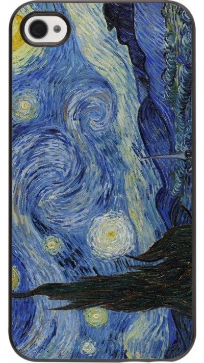 Coque iPhone 4/4s - Tableau art - La Nuit étoilée - Van Gogh