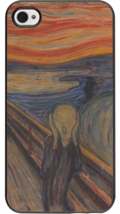 Coque iPhone 4/4s - Tableau art - Le Cri - Edvard Munch