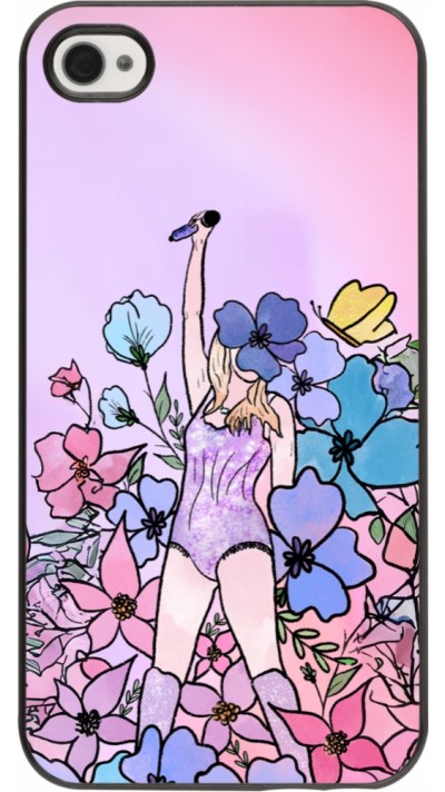 iPhone 4/4s Case Hülle - Taylor Swift Sketch - Pink