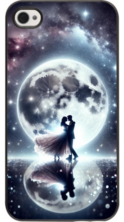 Coque iPhone 4/4s - Valentine 2024 Love under the moon