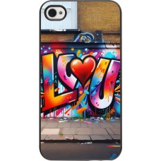 Coque iPhone 4/4s - Valentine 2025 Love U Tag