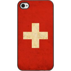 Coque iPhone 4/4s - Vintage Flag SWISS