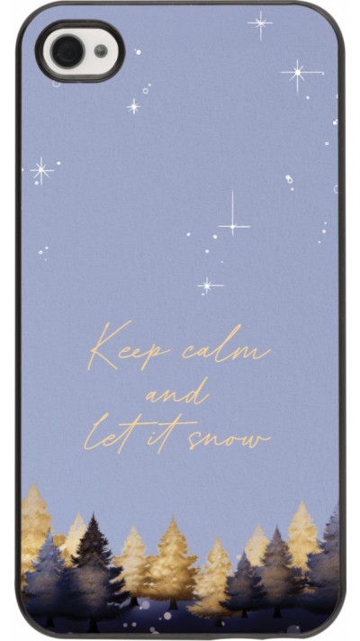 Coque iPhone 4/4s - Winter 25 Winter illustration of trees