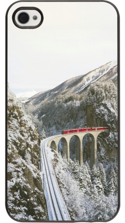 Coque iPhone 4/4s - Winter 25 Winter polar express