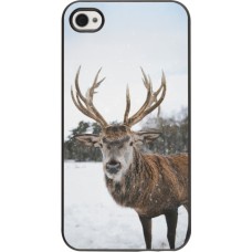 Coque iPhone 4/4s - Winter 25 Winter reindeer