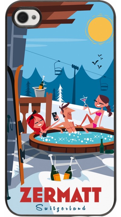 Coque iPhone 4/4s - Zermatt Mountain Jacuzzi