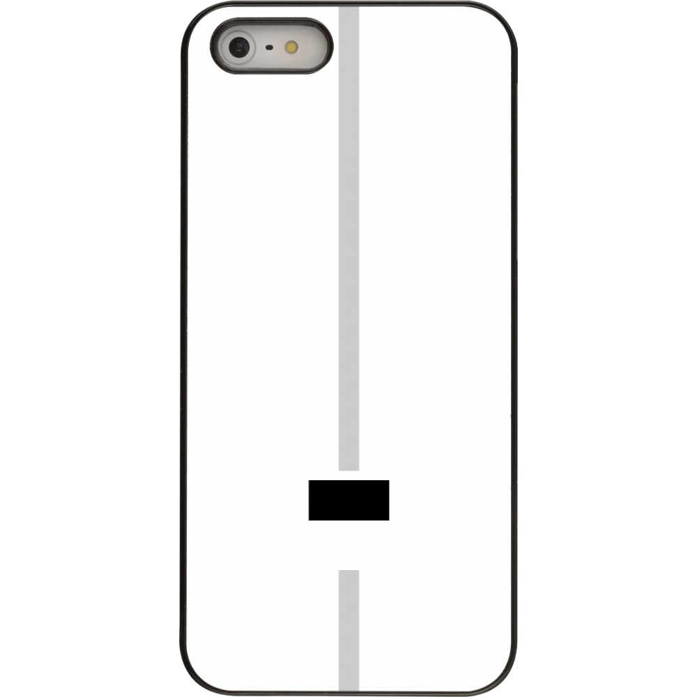 iPhone 5/5s / SE (2016) Case Hülle - Kanton FR weiss