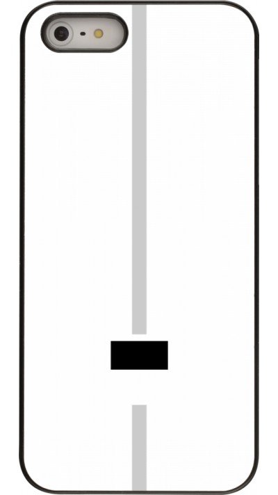 iPhone 5/5s / SE (2016) Case Hülle - Kanton FR weiss