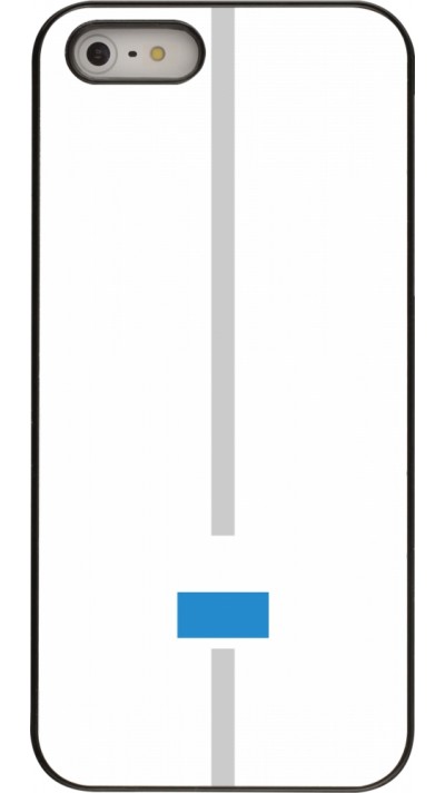 iPhone 5/5s / SE (2016) Case Hülle - Kanton LU weiss