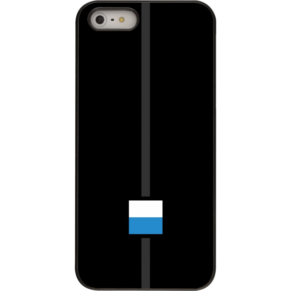 iPhone 5/5s / SE (2016) Case Hülle - Kanton LU schwarz