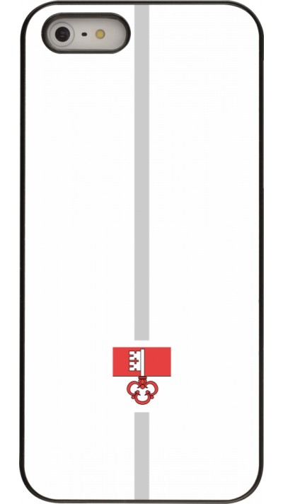iPhone 5/5s / SE (2016) Case Hülle - Kanton OW weiss