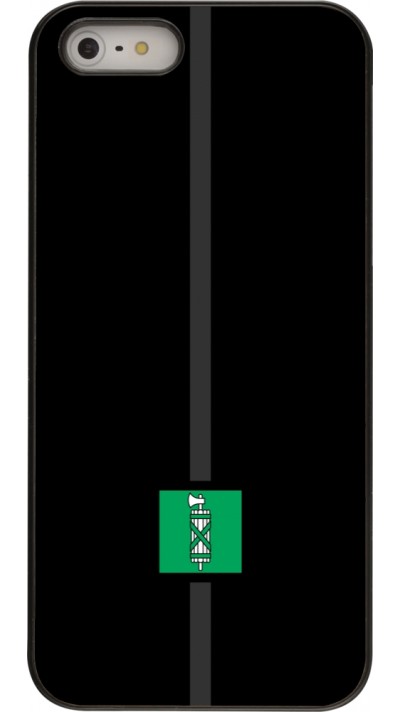 iPhone 5/5s / SE (2016) Case Hülle - Kanton SG schwarz