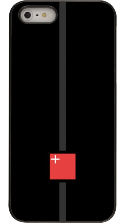 iPhone 5/5s / SE (2016) Case Hülle - Kanton SZ schwarz