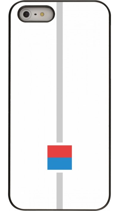 iPhone 5/5s / SE (2016) Case Hülle - Kanton TI weiss