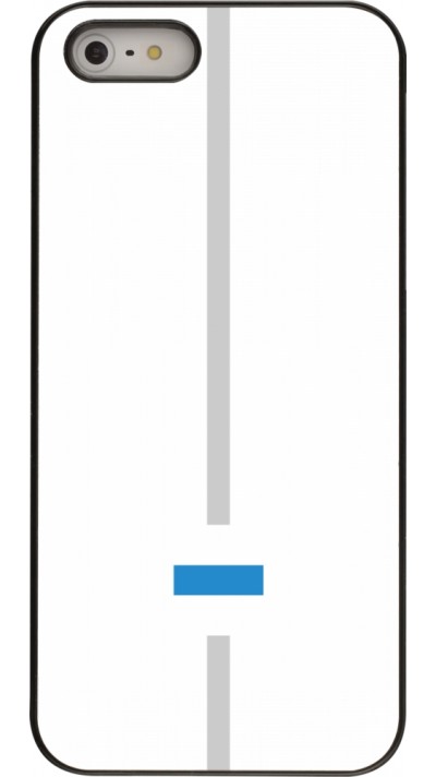iPhone 5/5s / SE (2016) Case Hülle - Kanton ZG weiss